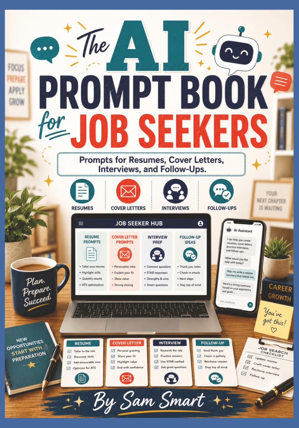 The AI Prompt Book for Job Seekers: Prompts for Resumes, Cover Letters, Interviews, and Follow-Ups baixar o livro de graça