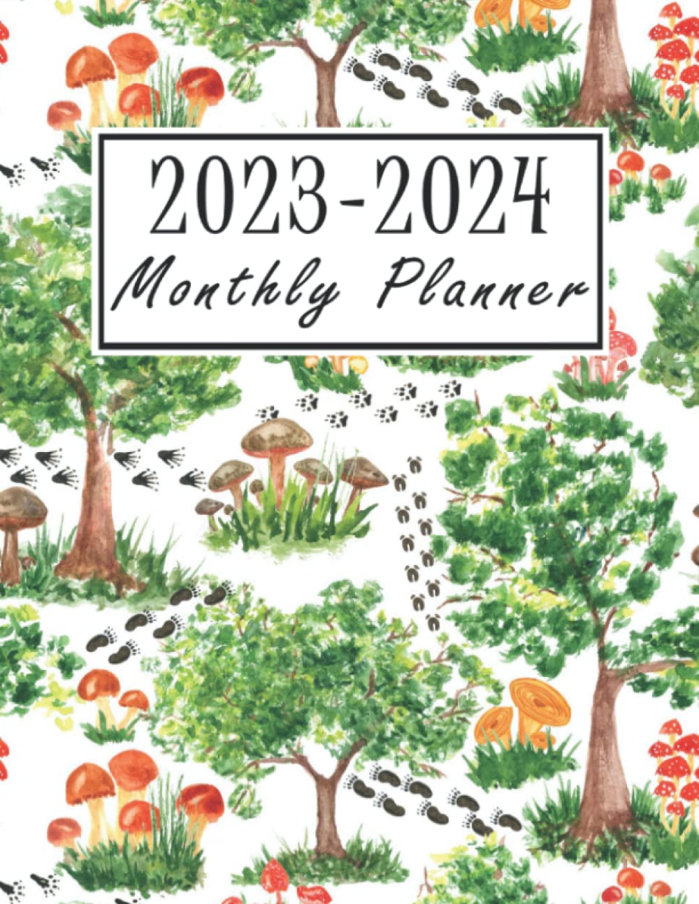 Weekly Planner 2023-2024: Fungus Weekly Two Year Planner - Pretty Design 24 Months at a Glance Simple Schedule Organizer & Agenda |... & Contacts Log (Academic Planner) baixar o livro de graça