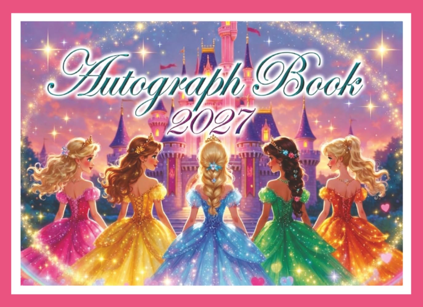 Autograph Book for Girls 2027: A Keepsake Gift for Kids to Capture Signatures and Photos of Magical Theme Park World Adventures, Favorite Princess, Castle, Superheroes baixar livro de graça