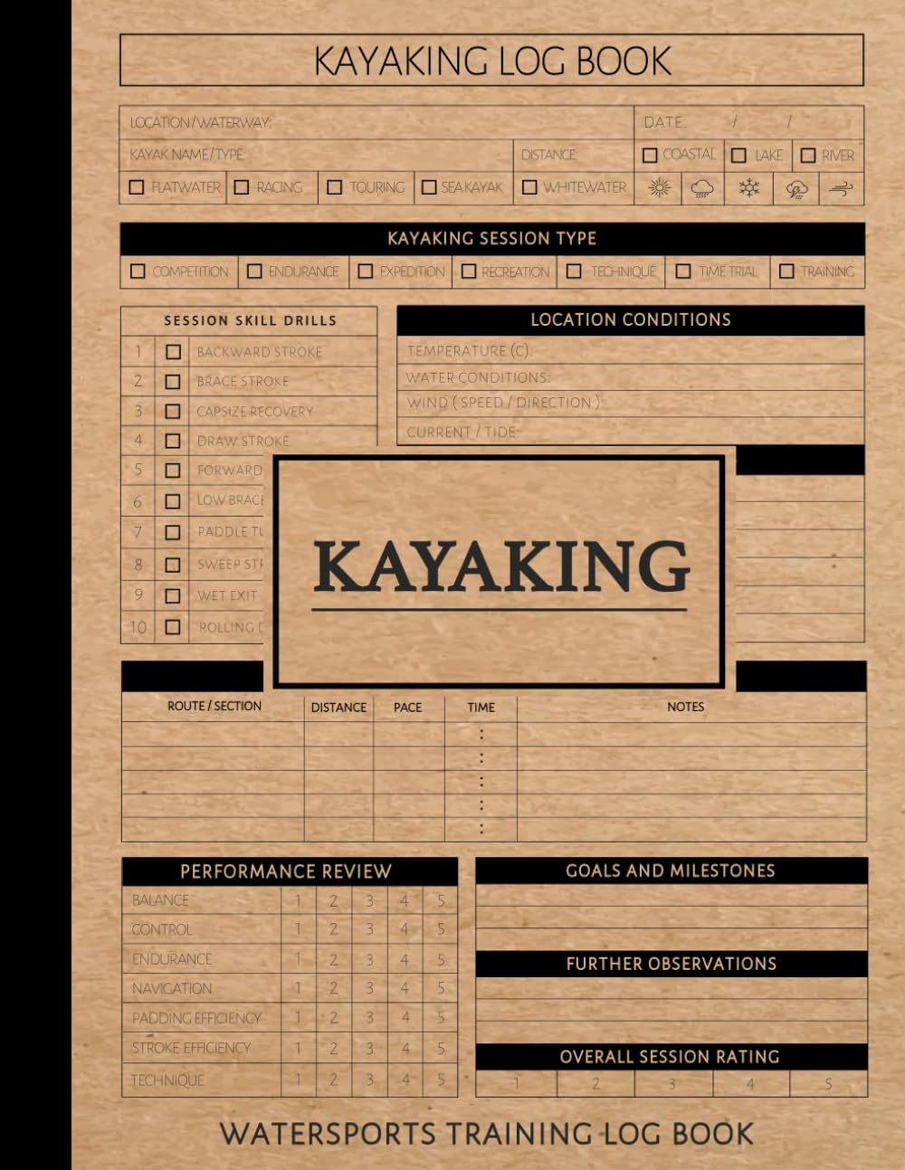 capítulo por capítulo baixar Kayaking Water Sports Training Log Book: Kayak Journal. Track Paddling, Performance & Progress. Ideal for Kayakers, Coaches, and Paddlesports Enthusiasts