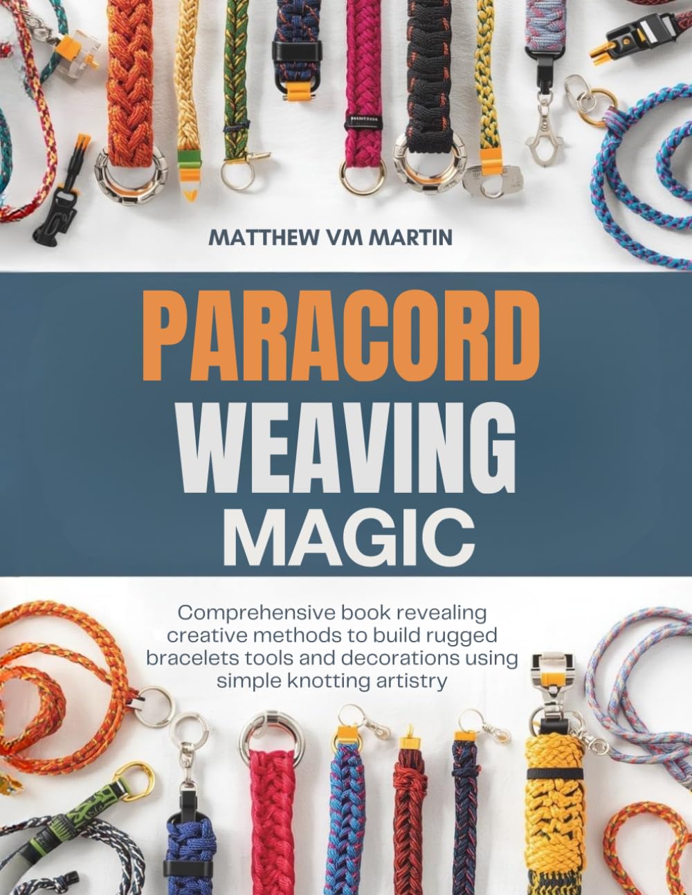 Paracord Weaving Magic: Comprehensive book revealing creative methods to build rugged bracelets tools and decorations using simple knotting artistry baixar livro de graça