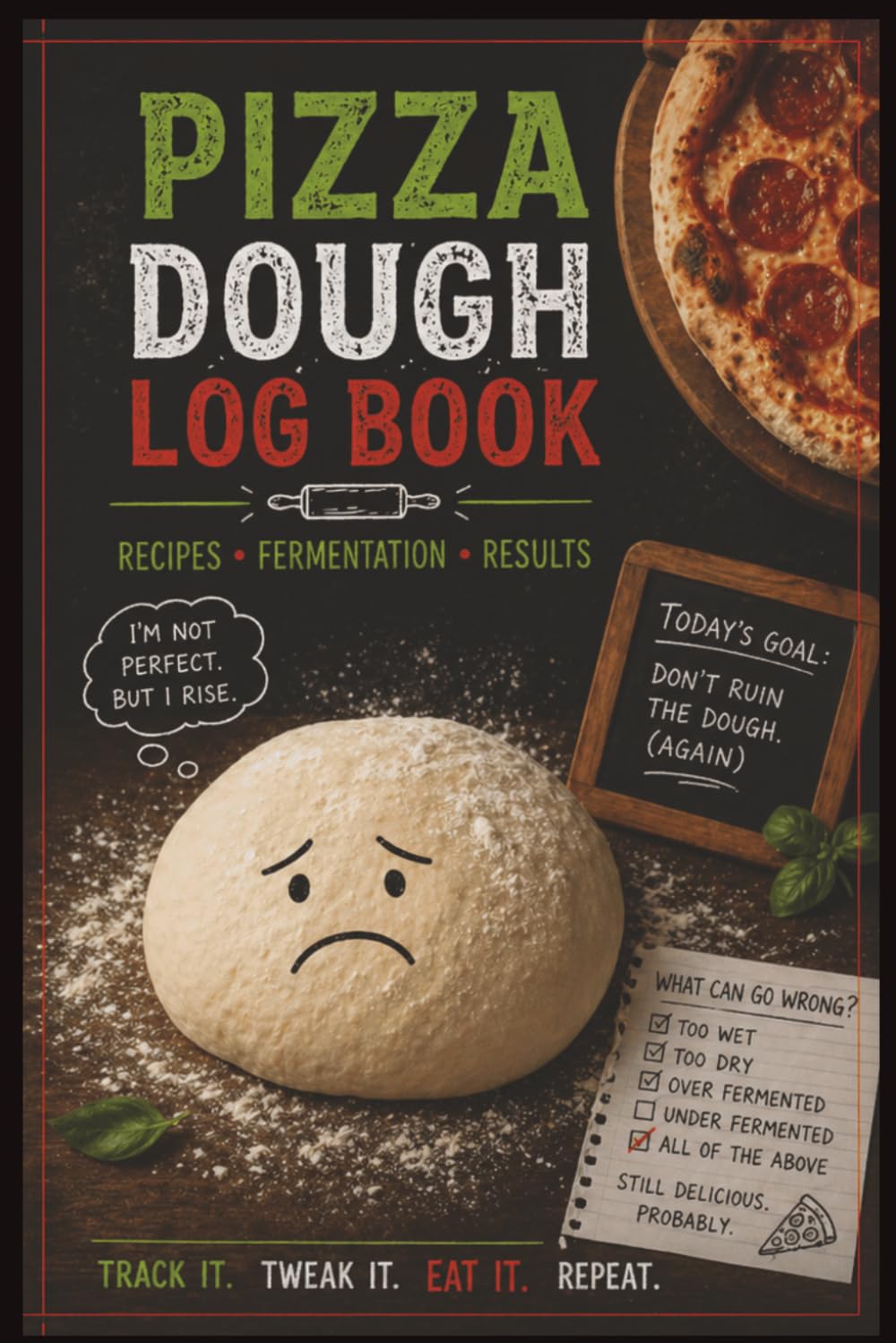 capítulo por capítulo baixar Pizza Dough Log Book: Track Recipes, Fermentation, Hydration & Results (Because I Definitely Won’t Remember): Record Your Experiments, Fix Your Mistakes, Improve Your Pizza