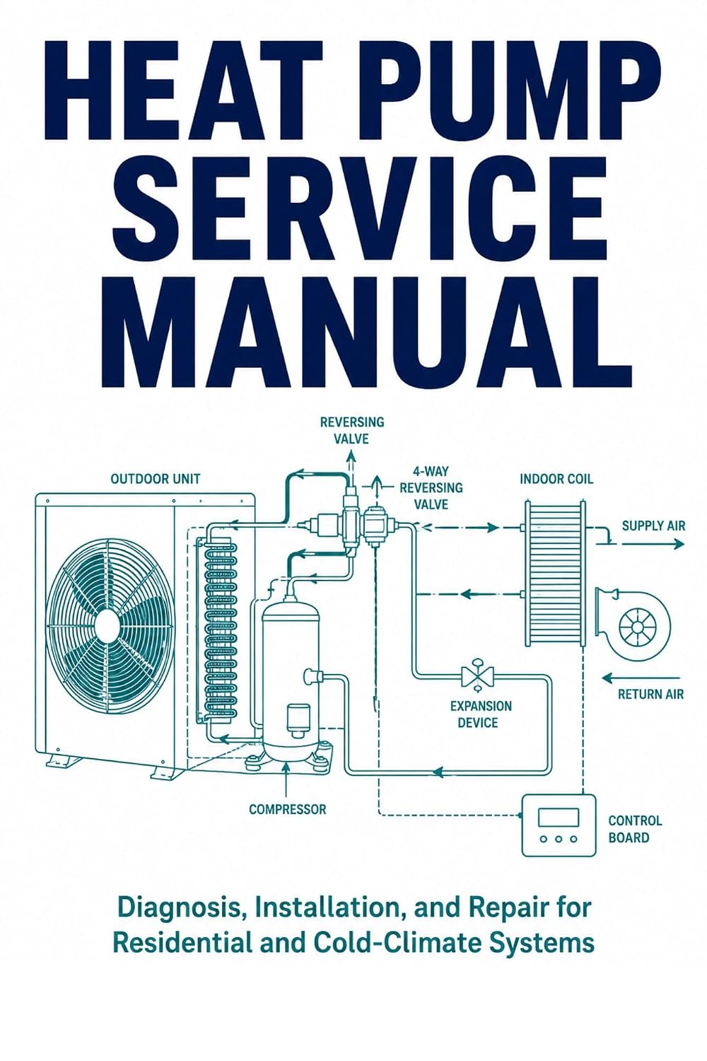 capítulo por capítulo baixar Heat Pump Service Manual: Diagnosis, Installation, and Repair for Residential and Cold-Climate Systems — Covering A2L Refrigerant Transition, R-410A, R-454B,... Heat Pump Tech (English Edition)