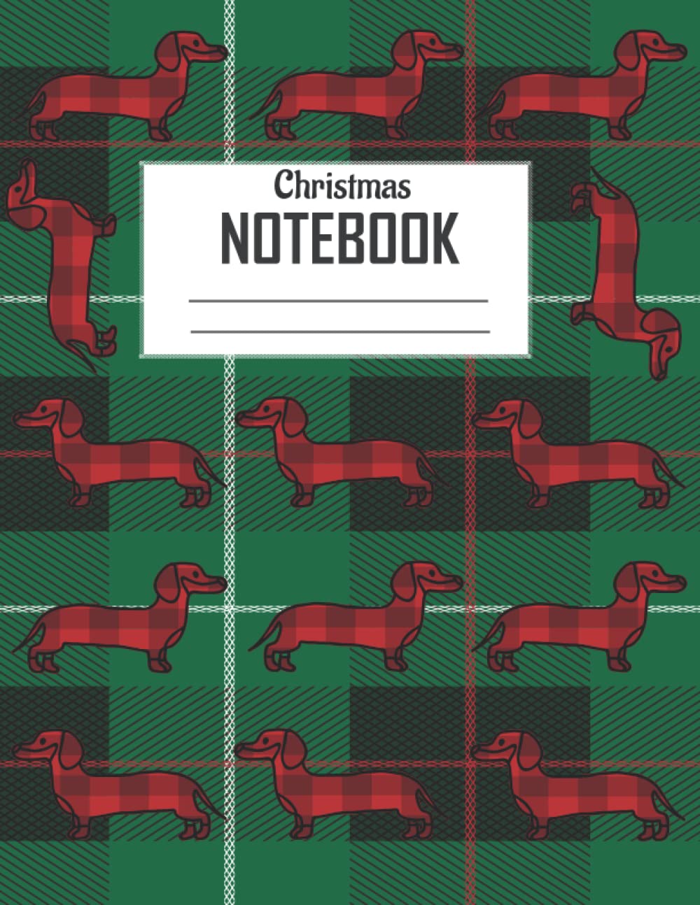 ler totalmente Sausage Dog Christmas Notebook: Blank Christmas Notebook Journal For Dachshund Lovers - For Taking Notes -120 Pages - 8.5 x 11 - Matte