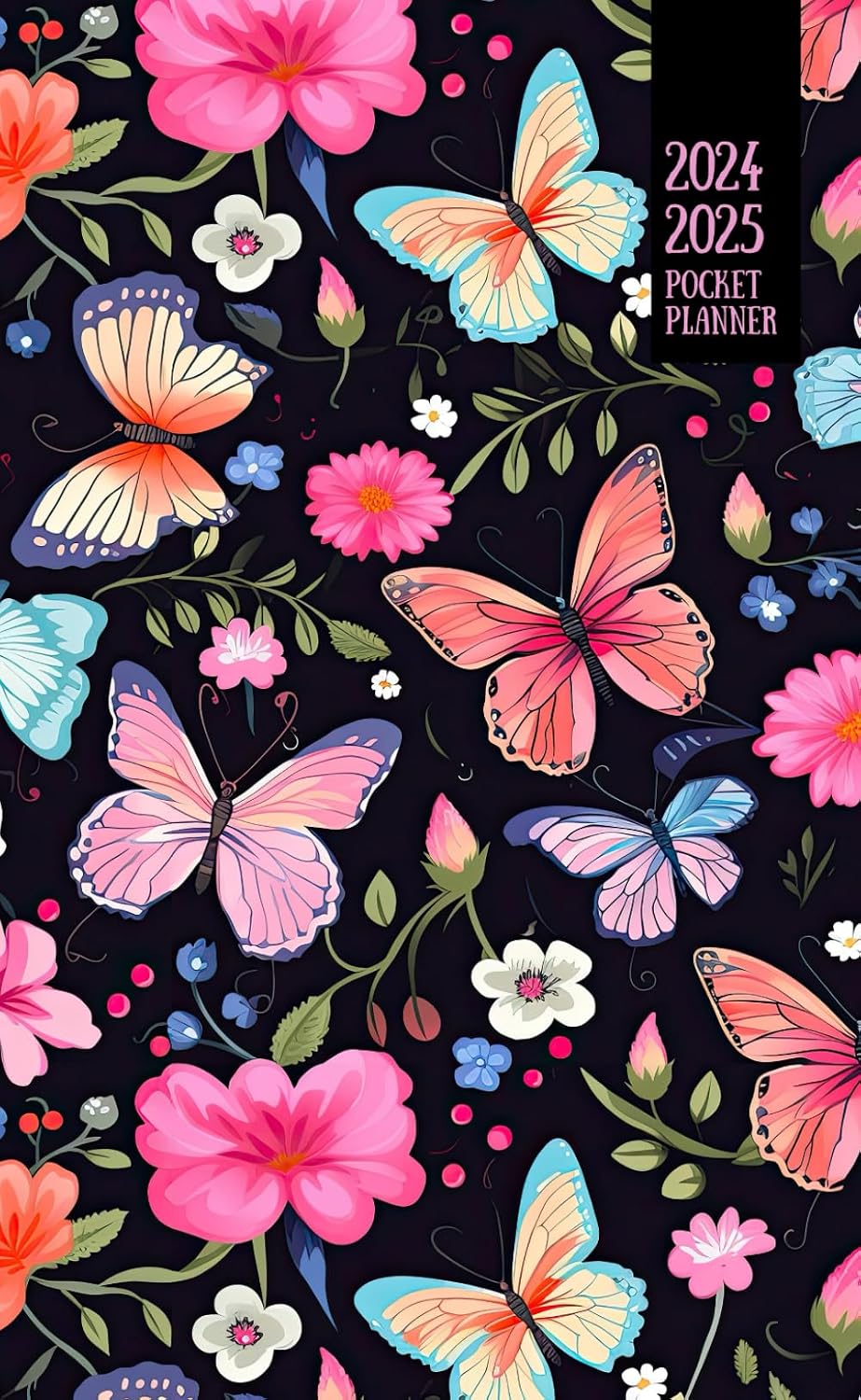 2024-2025 Pocket Planner: 2-Year Dated Monthly Mini Calendar Book for Purse Jan 24-Dec 25 (Butterflies) baixar o livro de graça