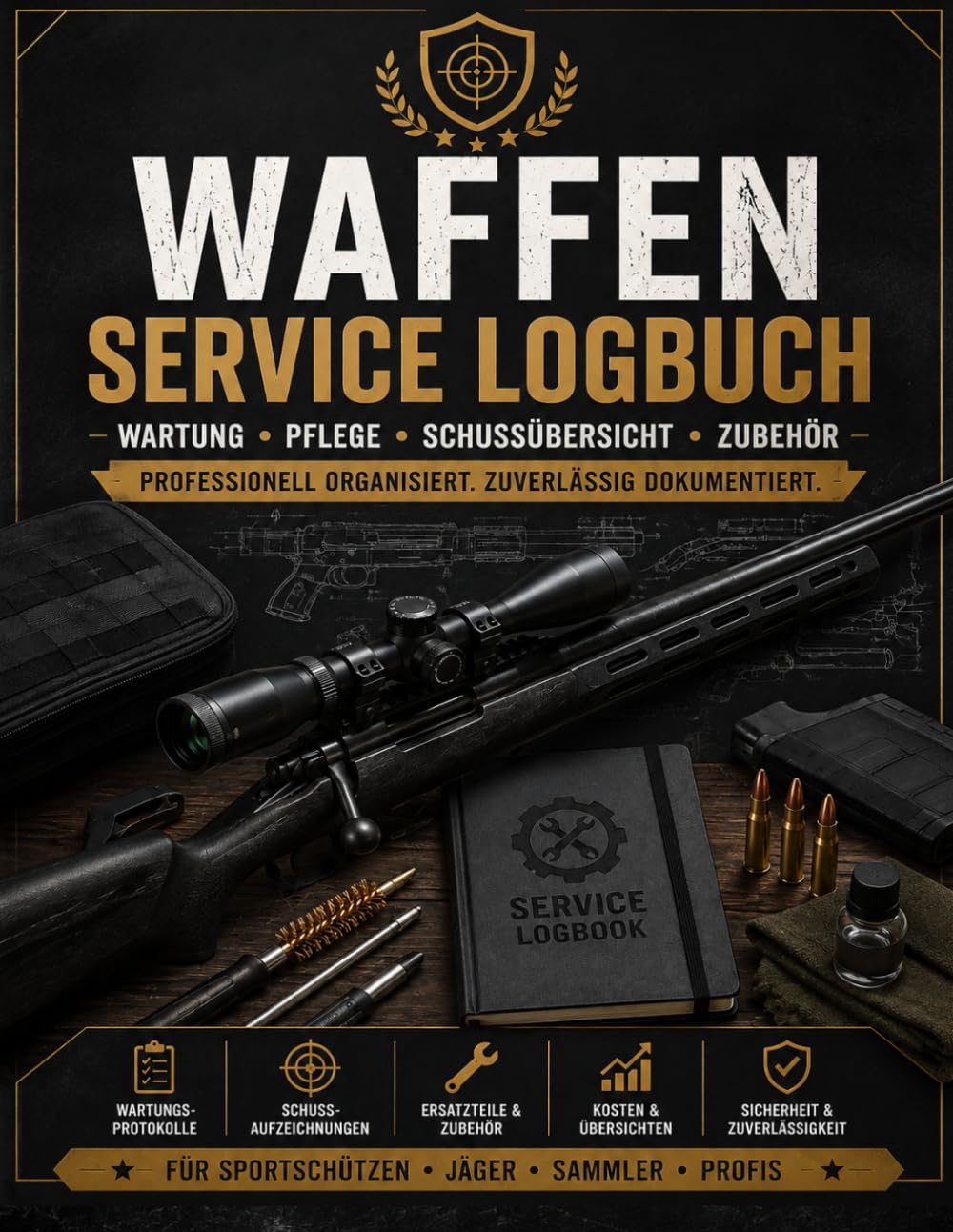 ler totalmente Waffen Service Logbuch: Professionelles Wartungs- und Schießprotokoll für Sportschützen, Jäger und Waffensammler | Reinigung, Service, Schusszahlen,... Zubehör & Wartungsplanung (German Edition)