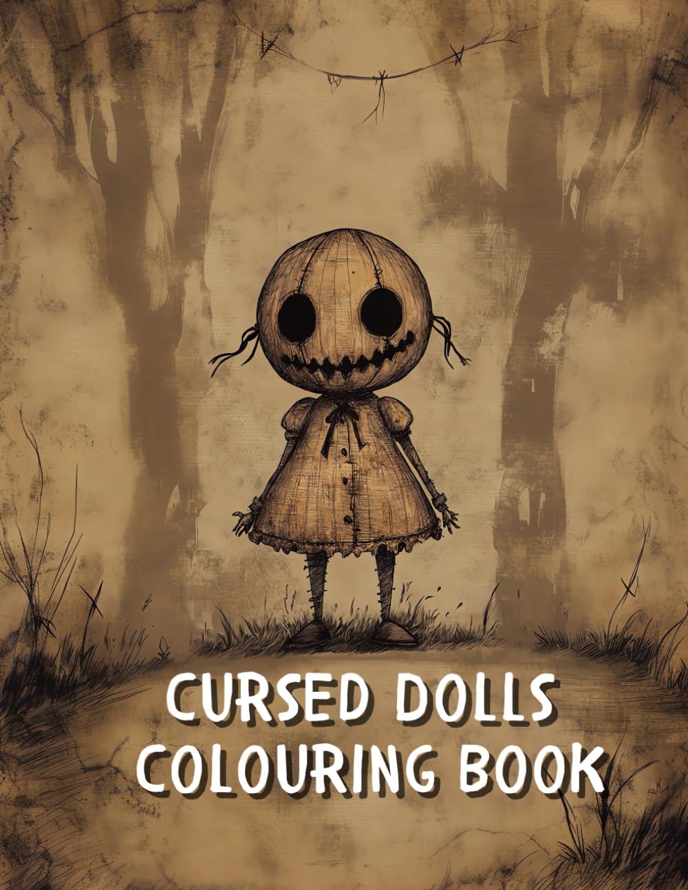 Cursed Dolls Colouring Book: A Scarily Creepy Mindfulness Activity baixar livro de graça