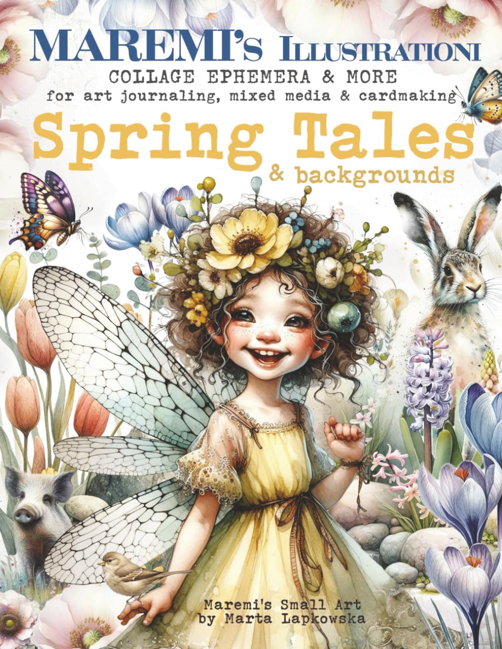 capítulo por capítulo baixar MAREMI'S Illustrationi Collage Ephemera & more for art journaling, mixed media & cardmaking SPRING TALES & backgrounds: 500+ Seasonal Images