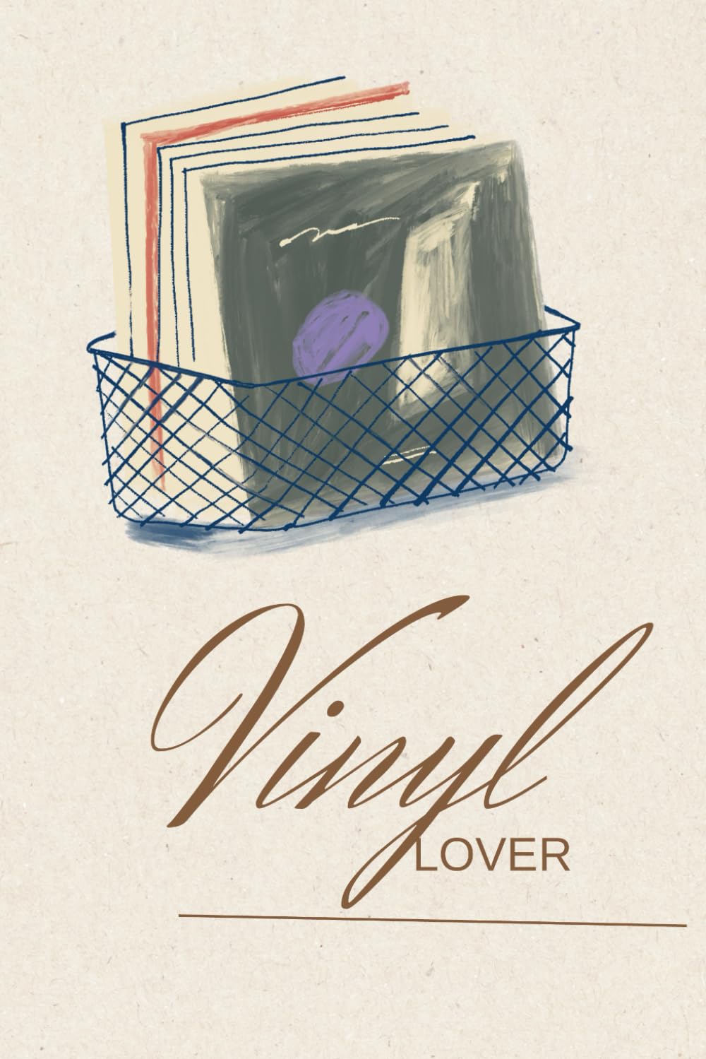 Vintage Vinyl Lover Notebook: 120 Lined Pages, Retro Music Journal baixar o livro de graça