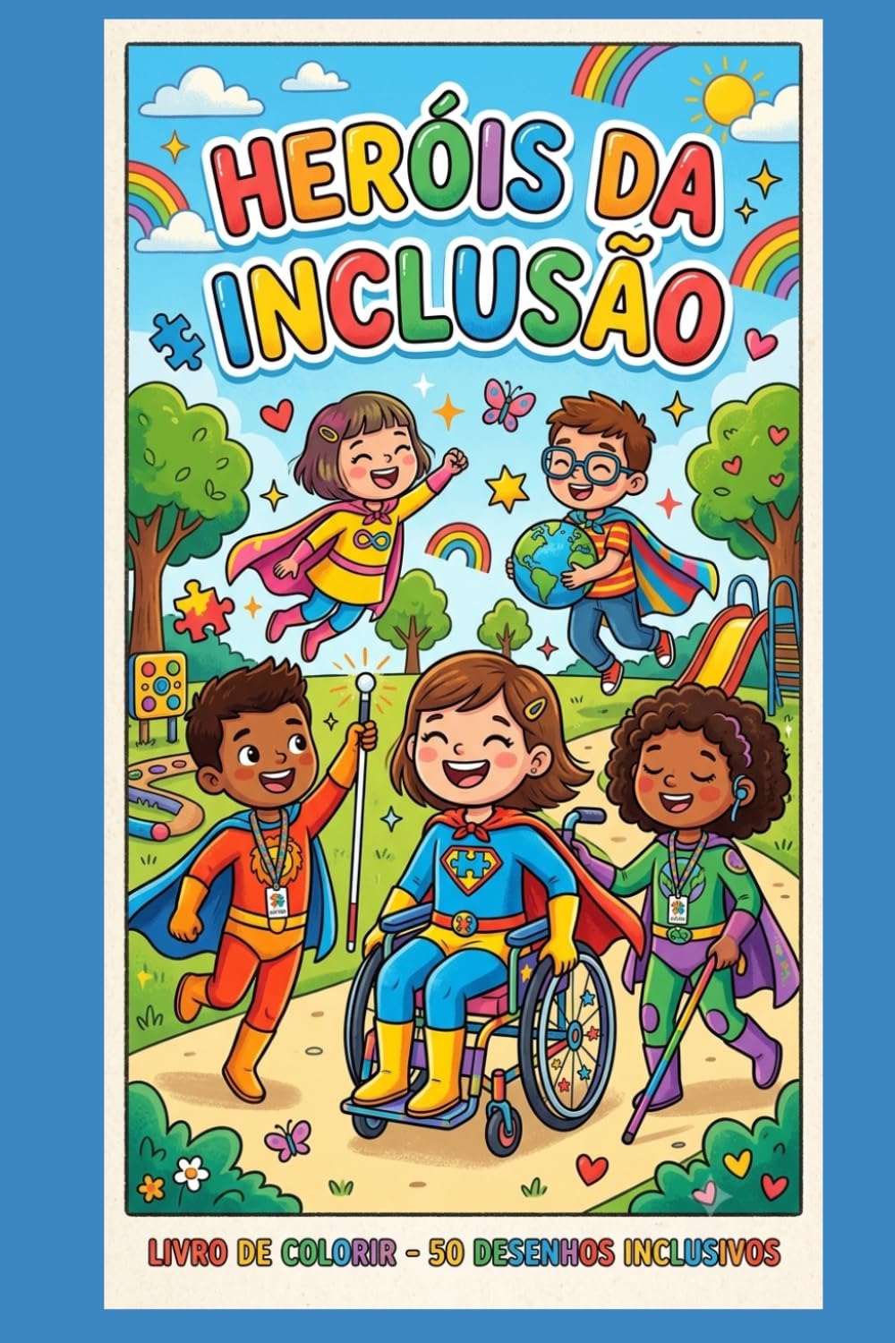 capítulo por capítulo baixar Livro pra colorir - Heróis da Inclusão: O Superpoder da Inclusão (Portuguese Edition)