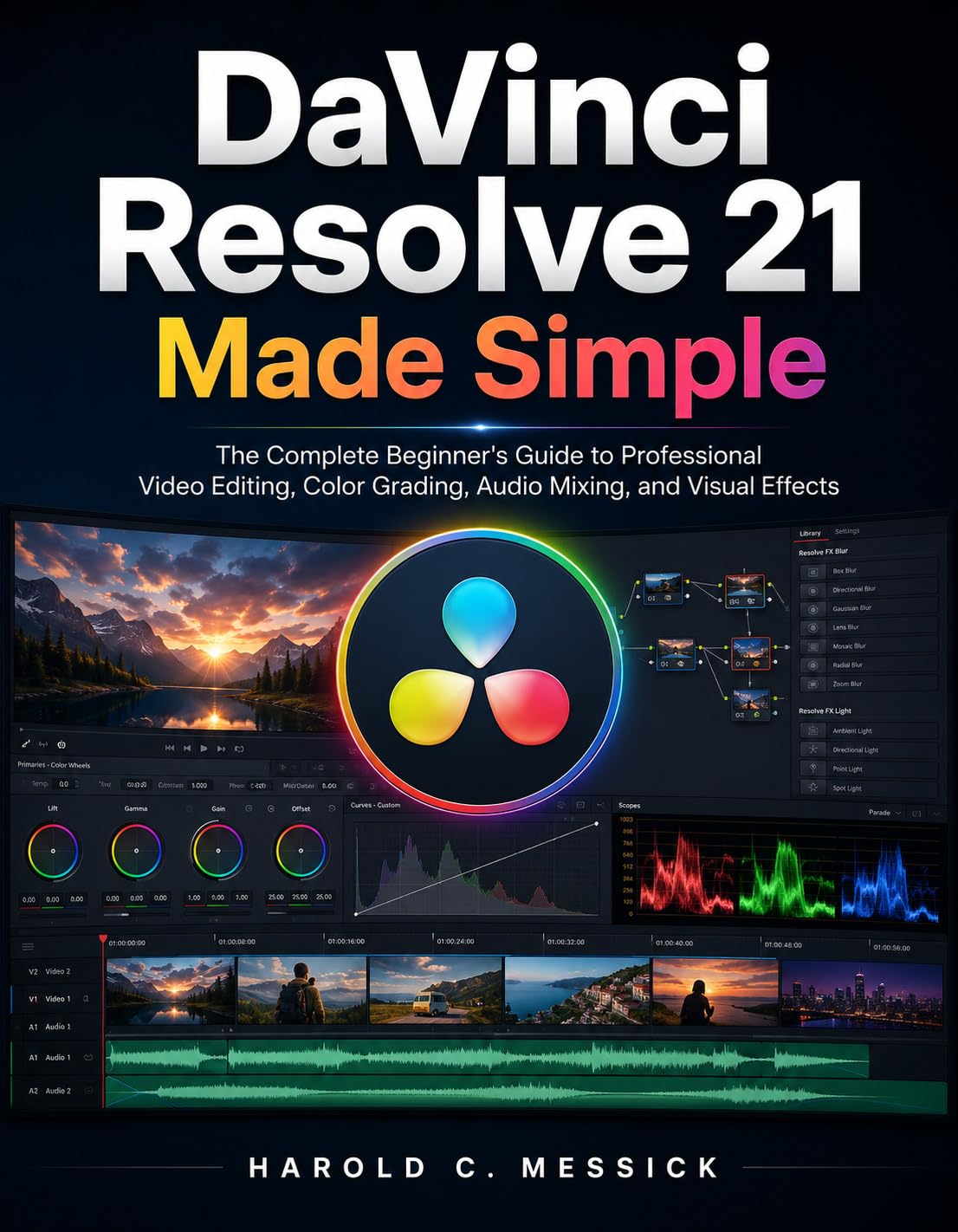 ler totalmente DaVinci Resolve 21 Made Simple: The Complete Beginner's Guide to Professional Video Editing, Color Grading, Audio Mixing, and Visual Effects (English Edition)