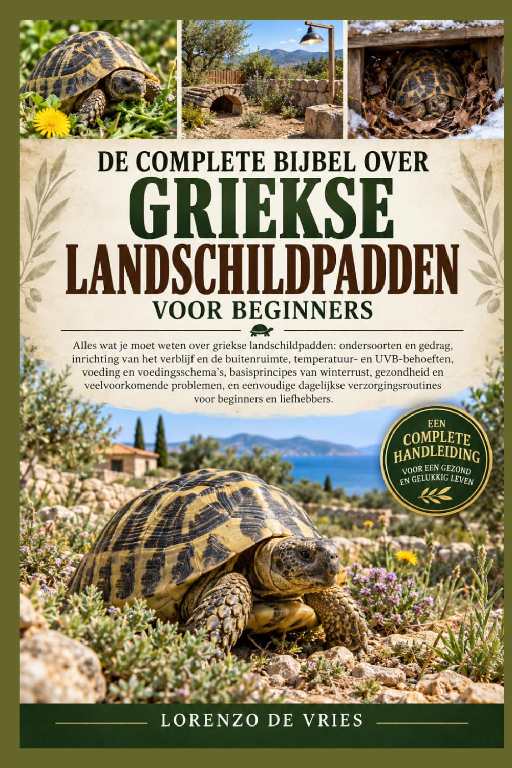 ler totalmente DE COMPLETE BIJBEL OVER GRIEKSE LANDSCHILDPADDEN VOOR BEGINNERS: Alles wat je moet weten over griekse landschildpadden: ondersoorten en... beginners en liefhebbers. (Dutch Edition)