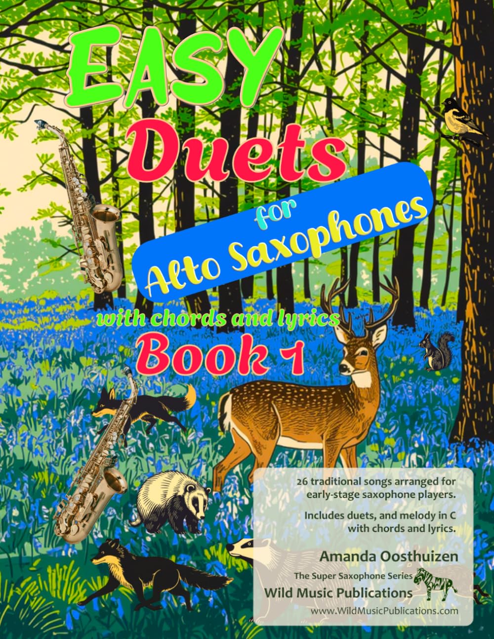 capítulo por capítulo baixar Easy Duets for Alto Saxophones Book 1: 26 familiar songs arranged for early-stage saxophone players with melody in C and chords and lyrics (Saxophone Duets for Beginners and Improvers)