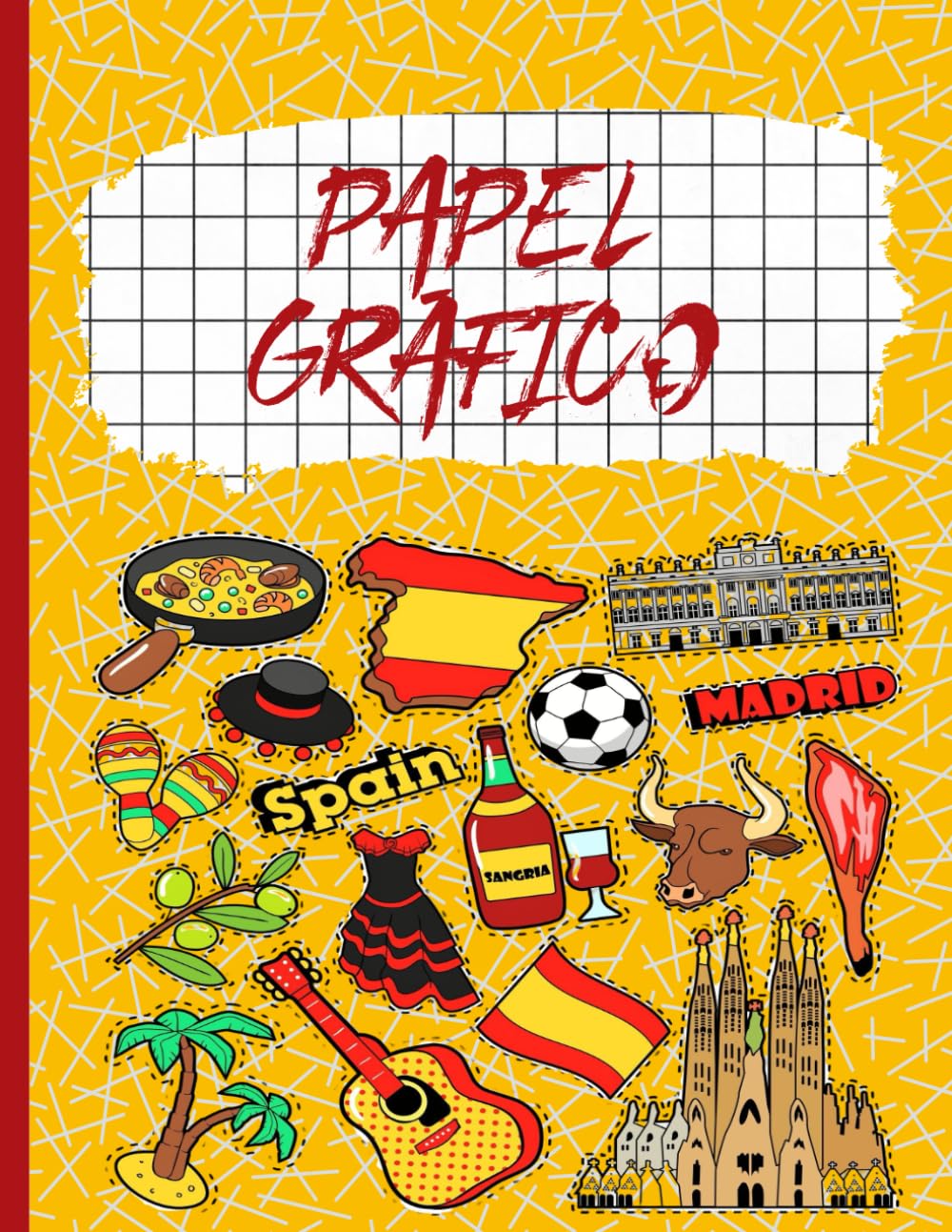 ler totalmente Papel Grafico España: 100 páginas, cuadrícula sólida gruesa, grande, 8,5 x 11) papel cuadriculado cuadrado 5x5, cuaderno de papel cuadriculado, papel cuadriculado grueso (Spanish Edition)