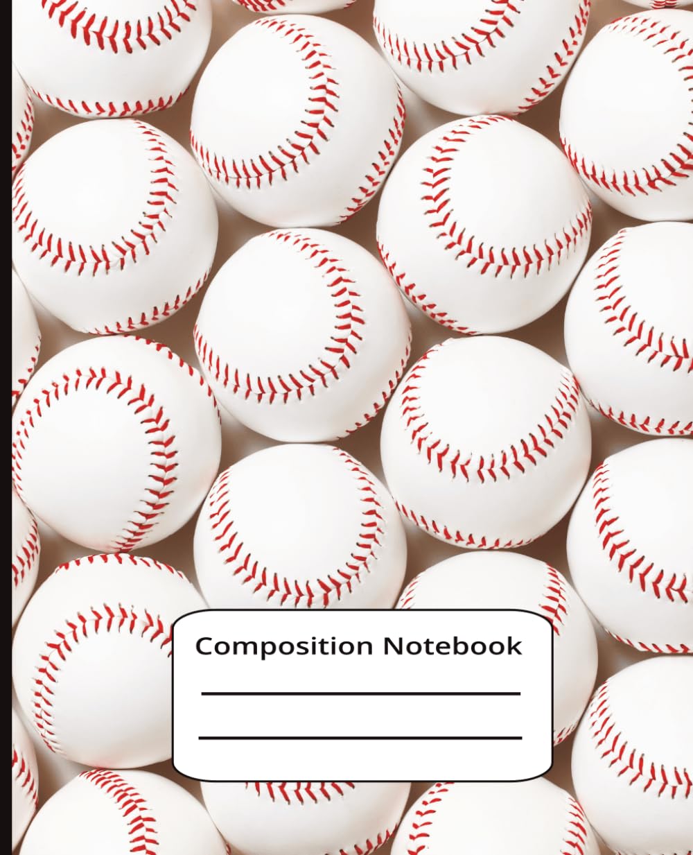 Composition Notebook - Baseballs: 7.5" x 9.25" Wide Ruled Notebook with 120 lined pages; Sports Theme Journal for Kids, Teens & Adults baixar o livro de graça
