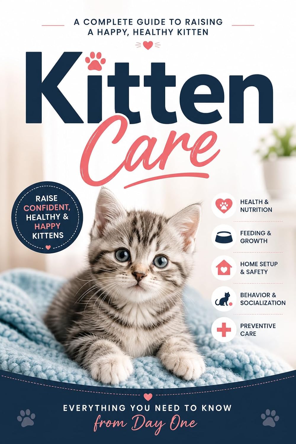 ler totalmente Kitten Care: A Complete Guide to Raising Healthy, Happy, and Well-Socialized Kittens from Birth to One Year (The Complete Cat Care Series) (English Edition)
