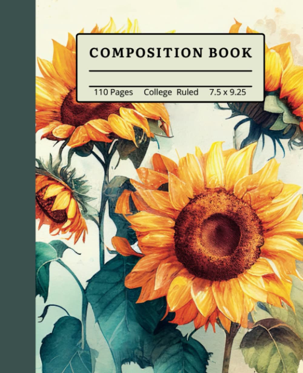 Composition Notebook College Rule| Sunflowers Composition Notebook 7.5x9.25: Sunflower Illustrations Notebook for Adults, Teens & sunflower Lovers|... Christmas Stocking Stuffer Gift Bag Item baixar o livro de graça