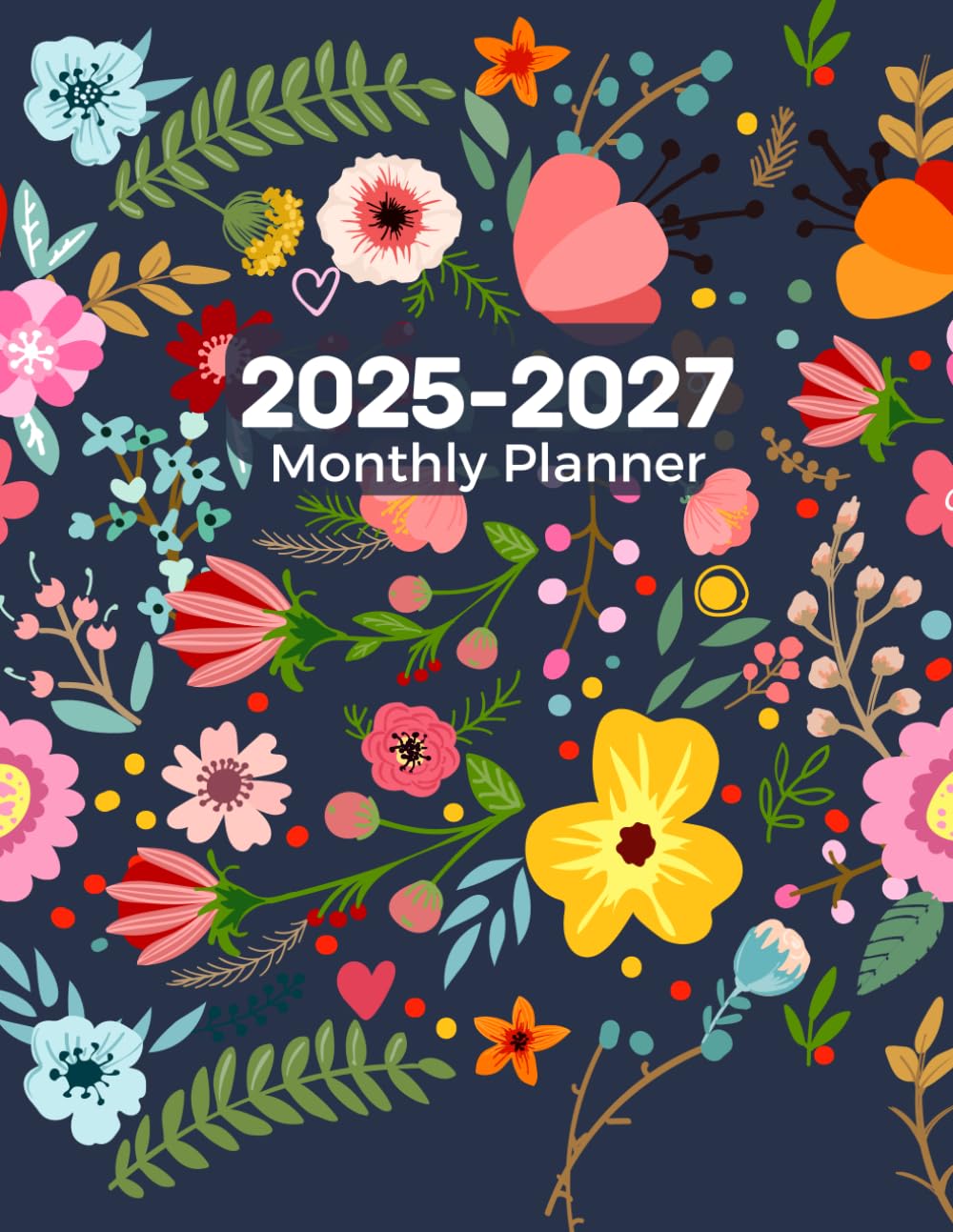 3 year calendar 2025-2026-2027 monthly planner: (January 2025 through December 2027) Size 8.5"x11" with Floral Cover baixar o livro de graça