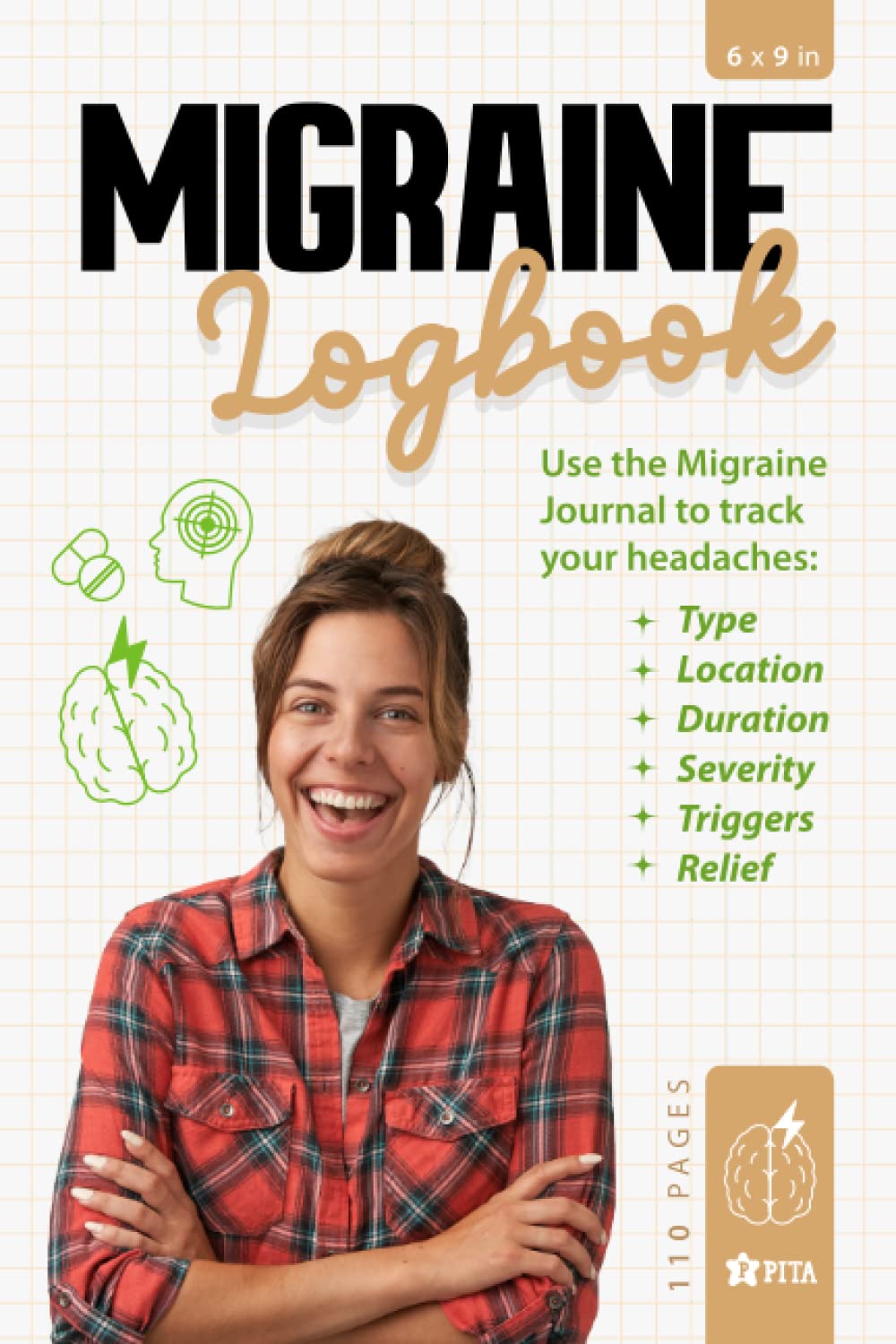 MIGRAINE JOURNAL: A Daily Tracking Journal for Migraines, Identify Triggers and Find Relief / Headache Book, Migraine Log, Chronic Headache Migraine Management / Modern Style baixar o livro de graça