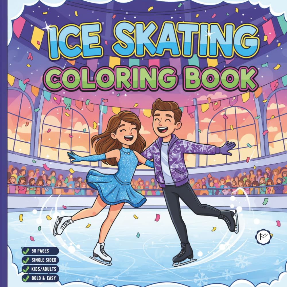 capítulo por capítulo baixar Cool Ice Skating Coloring Book for Adults Kids Boys Girls Teens Children: Figure Skating Coloring Book Christmas Gift Cozy Winter Sports Ice Skating... Activity Sheets for Ice Hockey Lovers