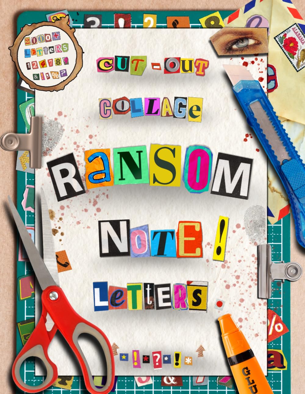 ler totalmente Cut Out Collage Ransom Note Letters: 2,000+ Cut and Paste Letters, Numbers & Symbols for Papercrafts, Scrapbooking & DIY Crafts