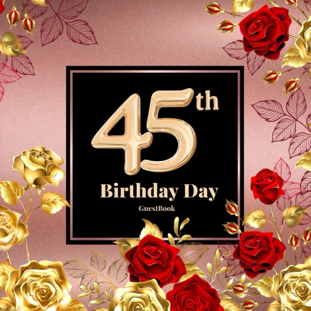 capítulo por capítulo baixar 45th Birthday Guest Book: Rose Gold | Guest Messages and Thoughts Photo Birthday Guest Book, Captures the essence of celebration and cherishes... 8.5 X 8.5 inches. 120 pages. 1page per guest
