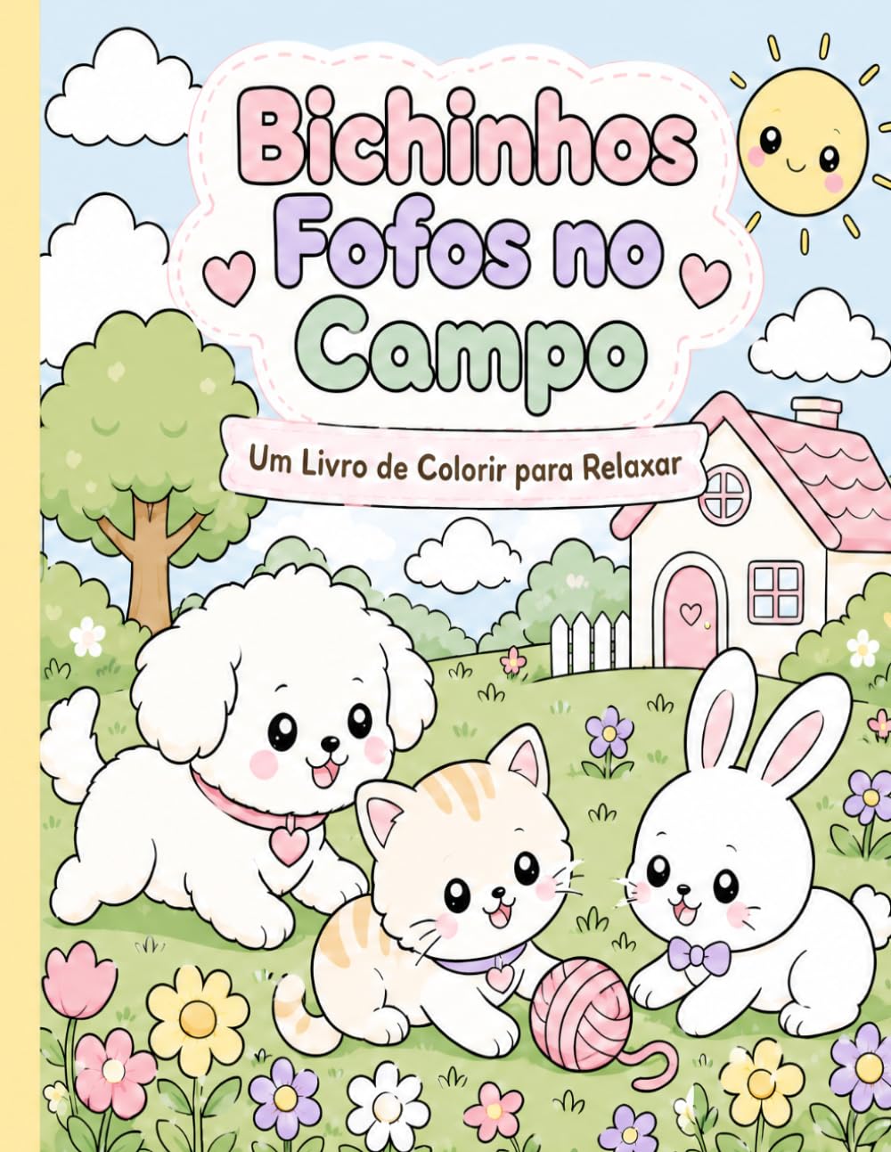 ler totalmente Bichinhos Fofos no Campo: Um Livro de Colorir para Relaxar (Portuguese Edition)