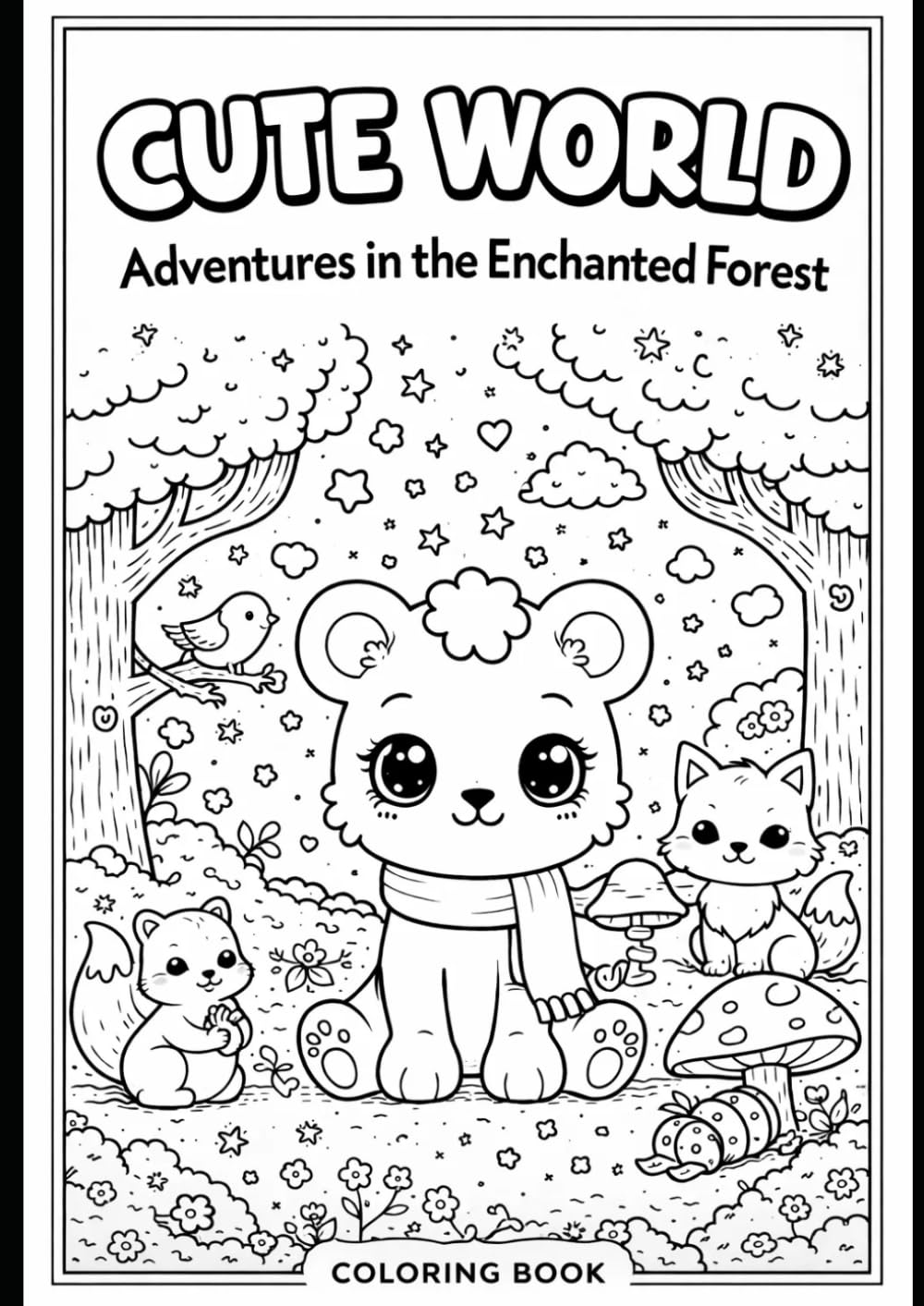 Cute World to Color: Adventures in the Enchanted Forest (Portuguese Edition) baixar o livro de graça