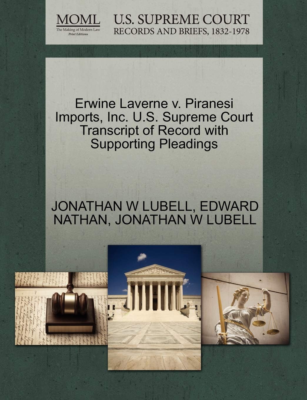 Erwine Laverne v. Piranesi Imports, Inc. U.S. Supreme Court Transcript of Record with Supporting Pleadings baixar o livro de graça