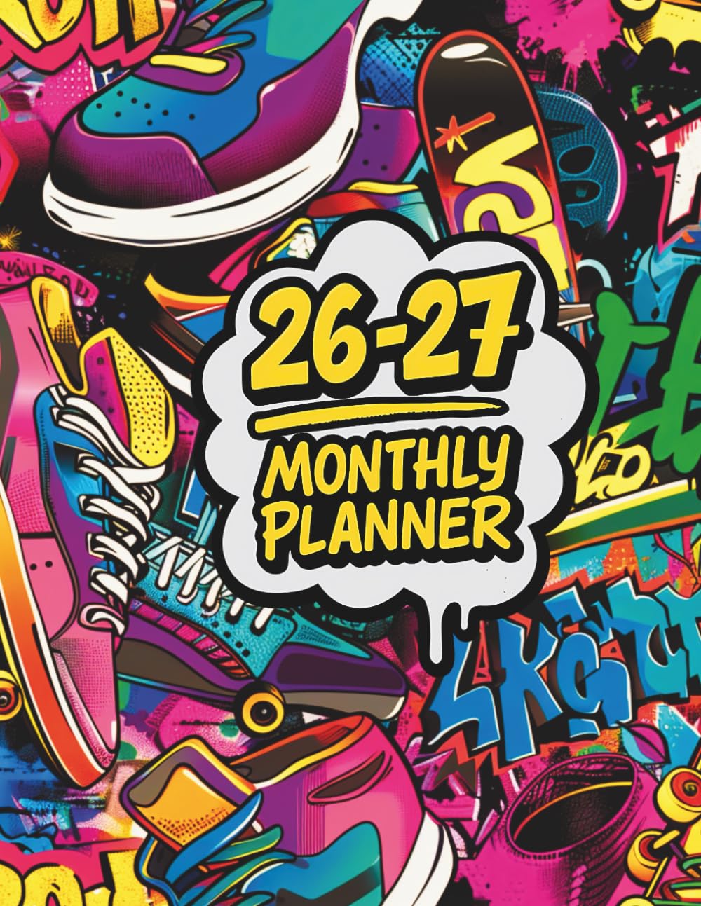capítulo por capítulo baixar 2026-2027 Monthly Planner with Graffiti Skateboard Street Art Cover: Two-Year Organizer with Finance Tracker, Holidays, Inspirational Quotes, and Notes (January 2026 – December 2027)