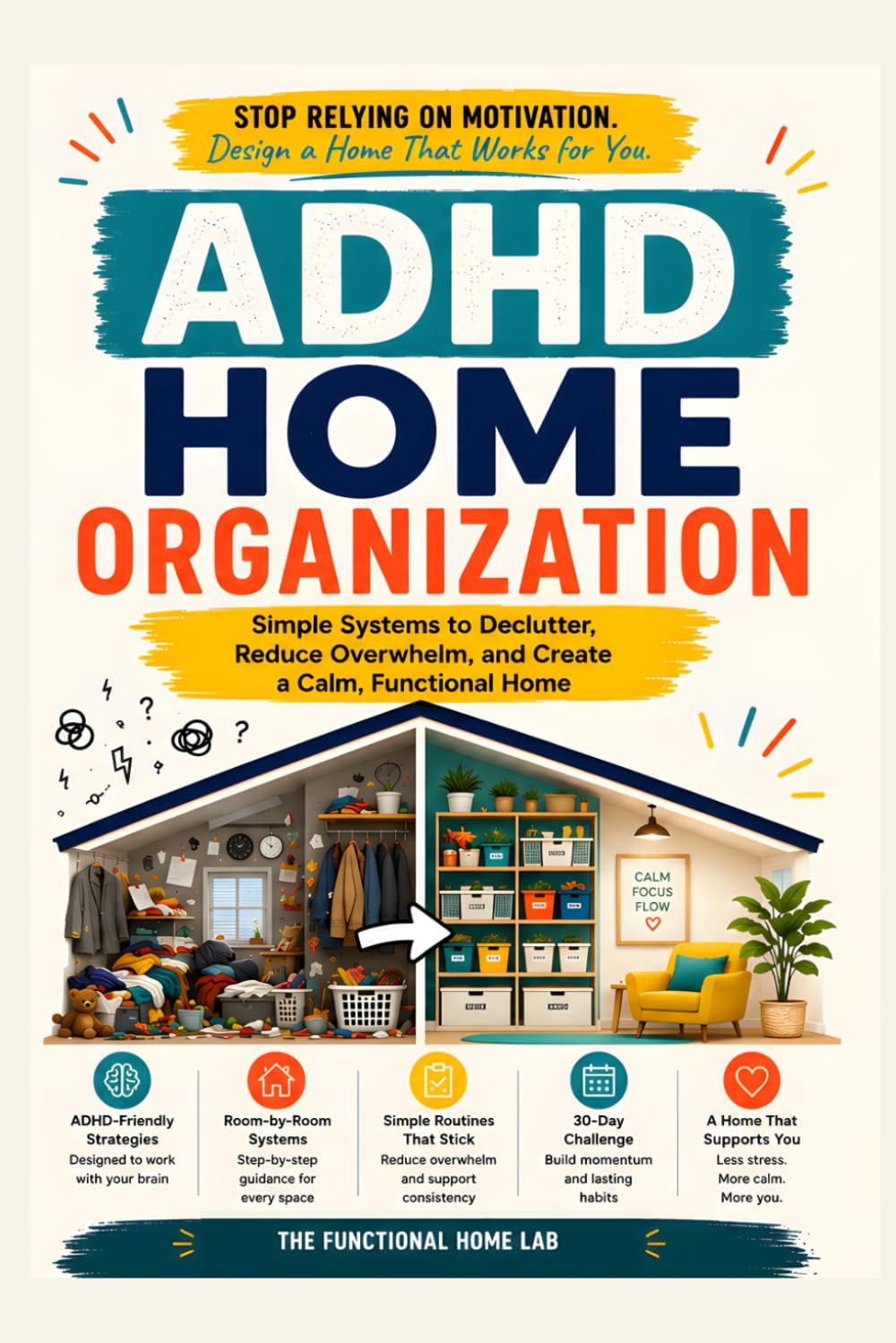 capítulo por capítulo baixar ADHD Home Organization: Simple Systems to Declutter, Reduce Overwhelm, and Create a Calm, Functional Home