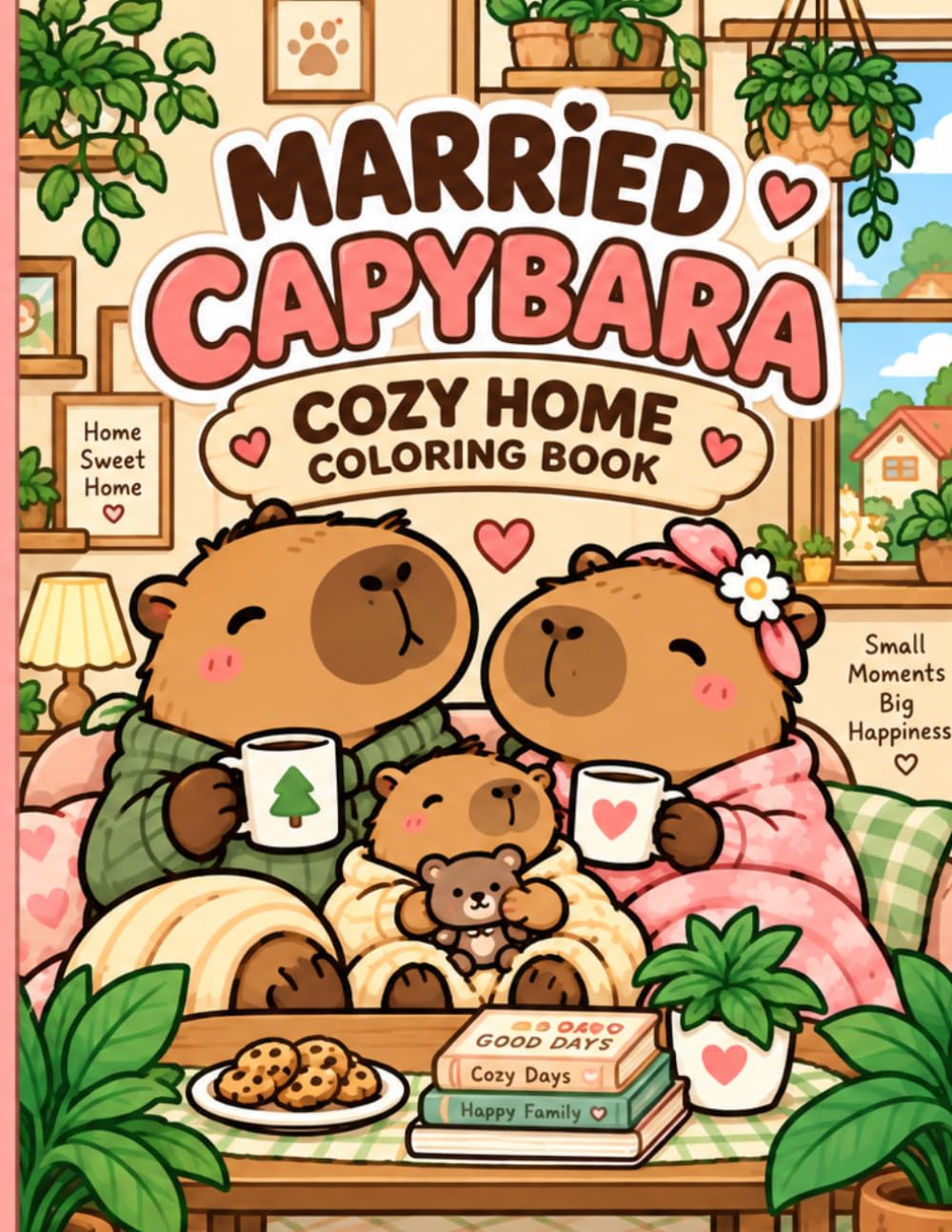 ler totalmente Married Capybara Cozy Home Coloring Book: A Cute Family Coloring Book of Sweet Baby Moments, Cozy Days, and Everyday Adventures