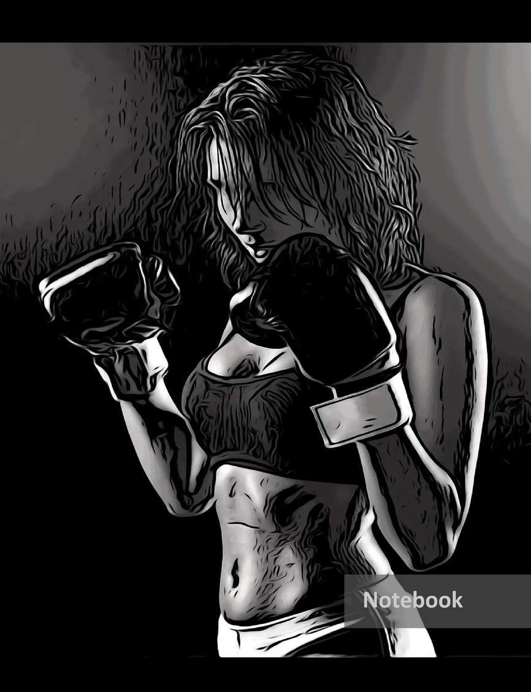 Notebook: Composition Notebook. College Ruled with Soft Matte Cover. 120 Pages. Perfect for School Notes, Ideal as a Journal or a Diary. 9.69 X 7.44. Great Gift Idea. (Woman Boxing Cover). baixar o livro de graça