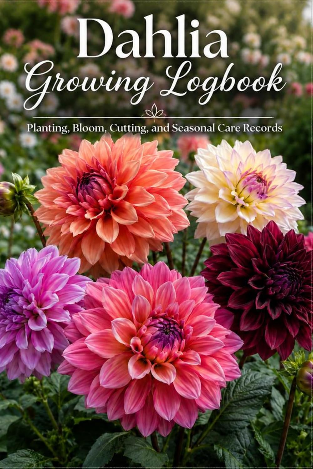 Dahlia Growing Logbook: Garden Journal for Planting Dates, Tuber Varieties, Bloom Tracking, Watering, Fertilizing, Pest Notes, and Seasonal Care baixar livro de graça
