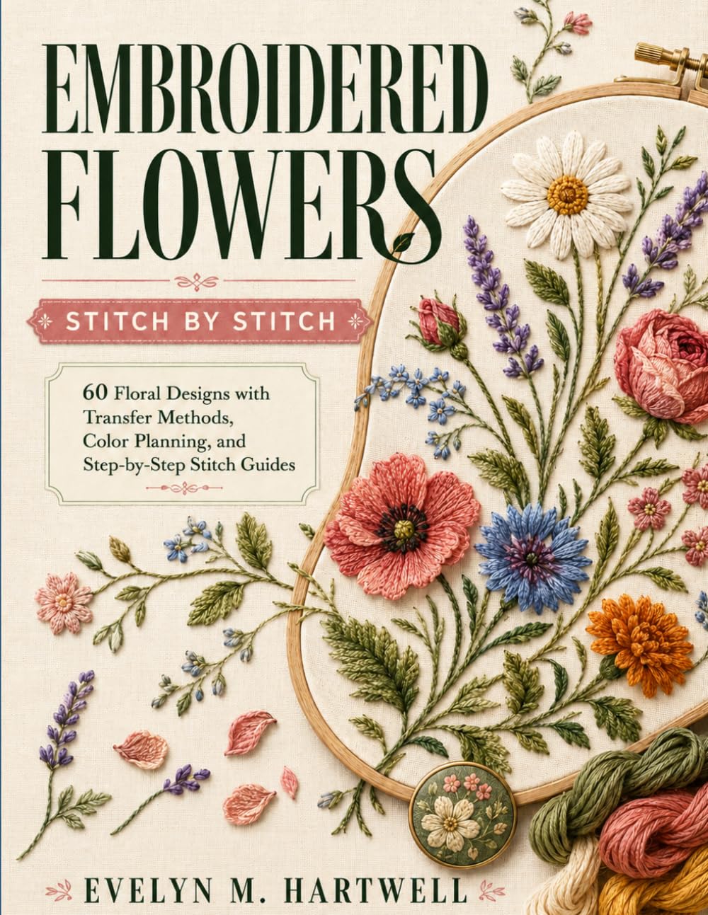 capítulo por capítulo baixar Embroidered Flowers Stitch by Stitch: 60 Floral Designs with Transfer Methods, Color Planning, and Step-by-Step Stitch Guides