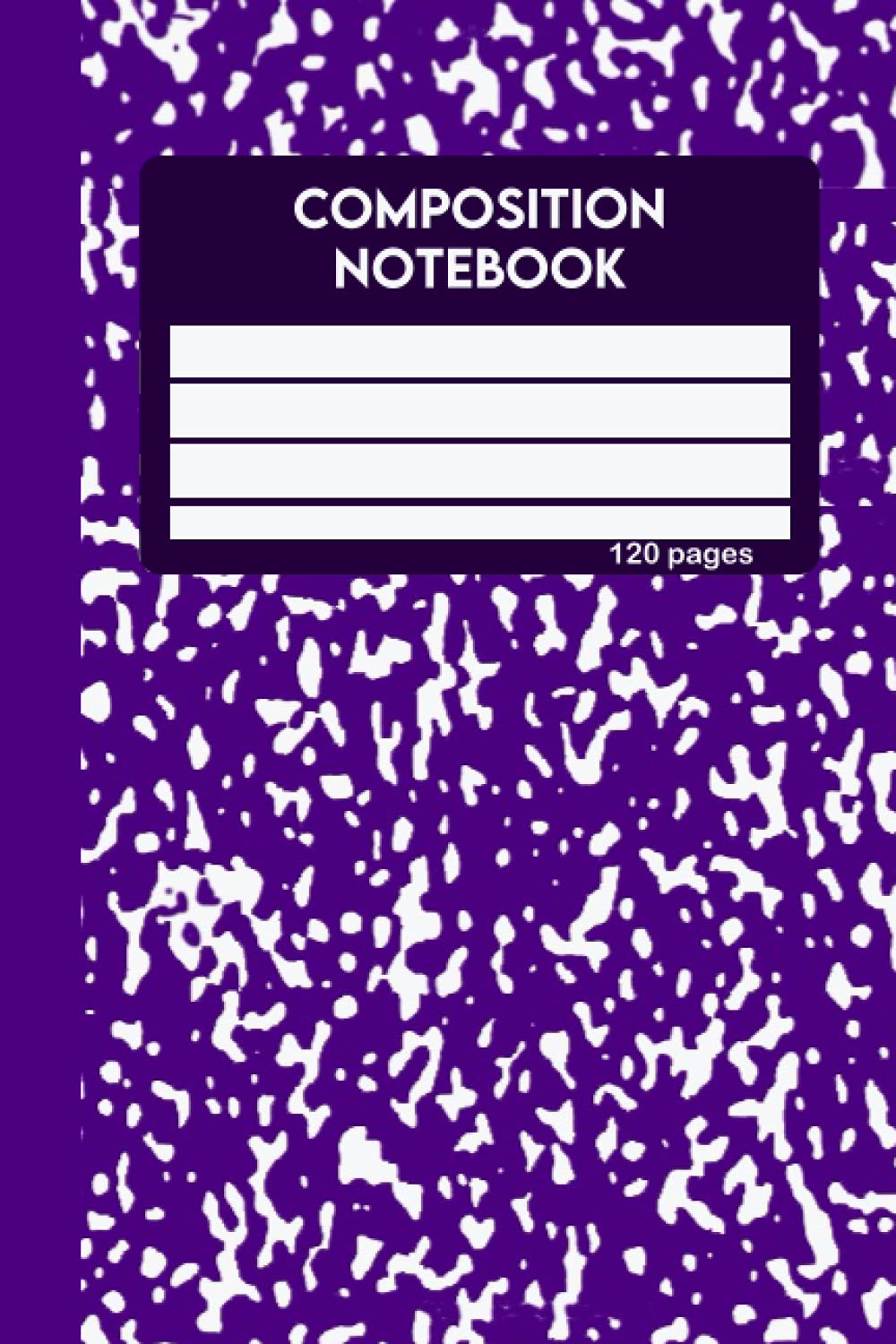 Indigo Composition Notebook: Marble Composition Notebook | wide ruled | Makes a great gift!
