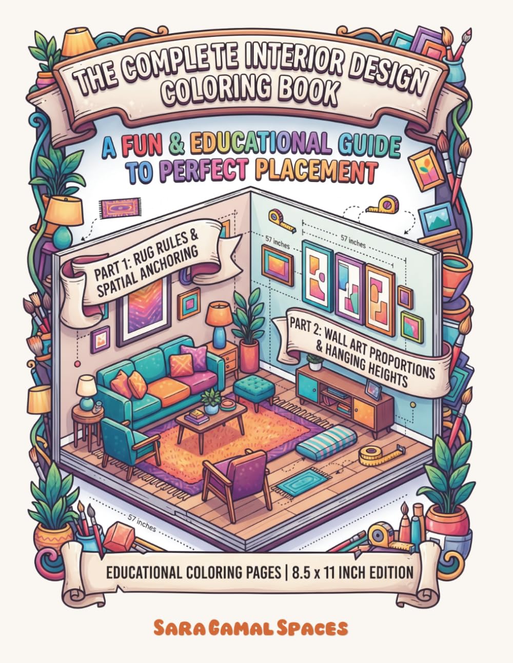 capítulo por capítulo baixar The Complete Interior Design Coloring Book: A Fun & Educational Guide To Perfect Placement