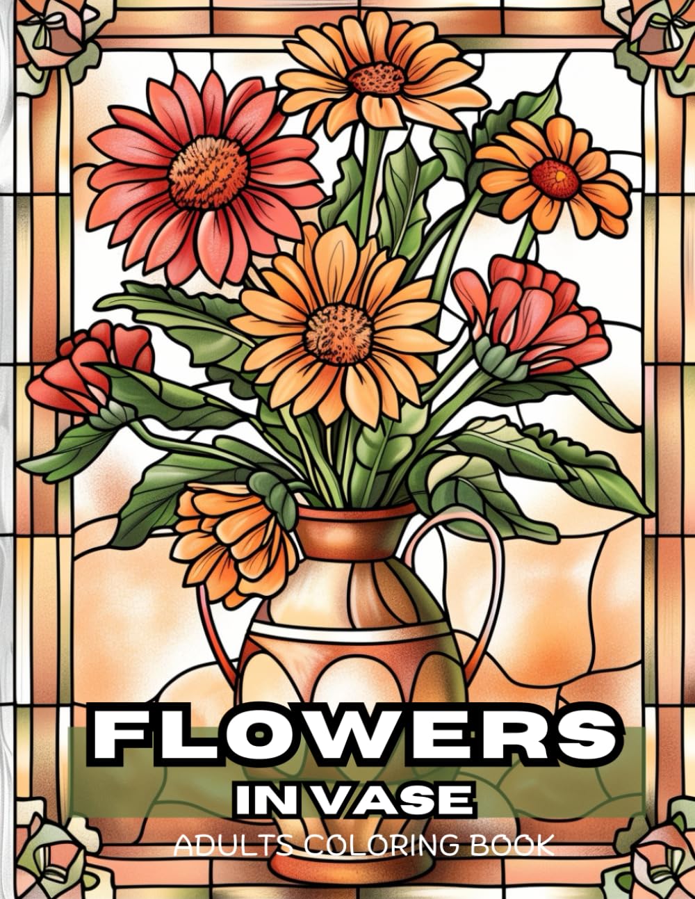 Flowers In Vase Adults Coloring Book: Anxiety Relief and Relaxation Flower Coloring Book for Adults,Teens, and Seniors baixar o livro de graça