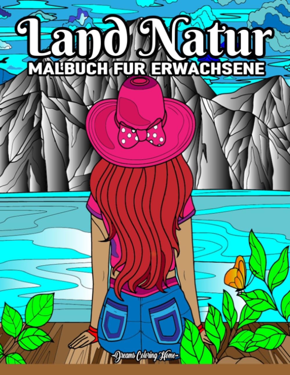 ler totalmente Land Natur Malbuch für Erwachsene: Schöne Malvorlagen für Naturszenen für Erwachsene (German Edition)