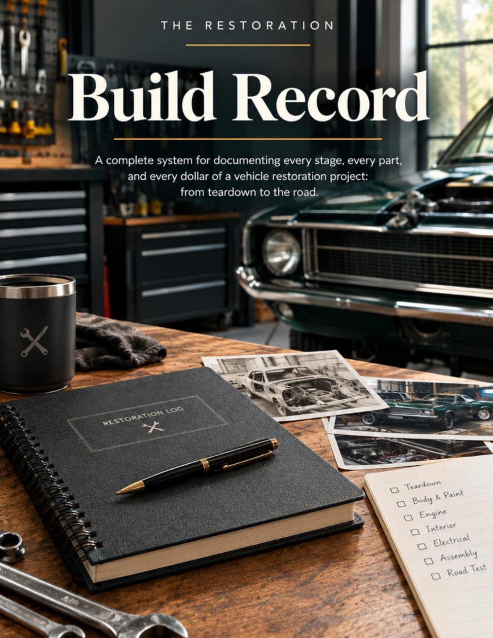 ler totalmente The Restoration Build Record: A complete system for documenting every stage, every part, and every dollar of a vehicle restoration project: from teardown to the road.