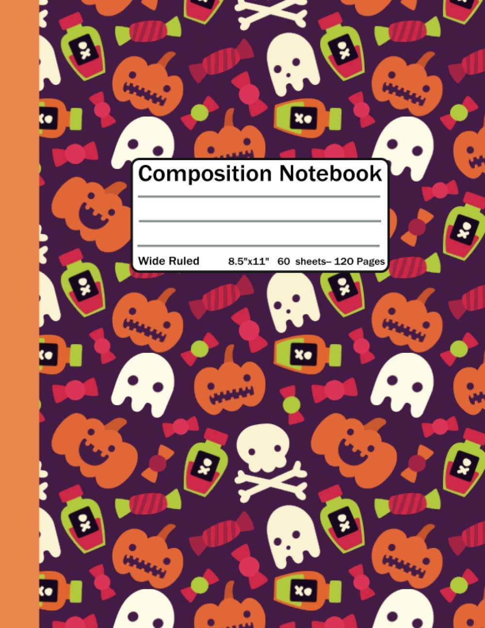 Composition Notebook: Wide Ruled Lined Paper Notebook Journal, Cute Halloween Workbook for Boys Girls Kids Teens Students for Back to School and Home College Writing Notes. baixar livro de graça