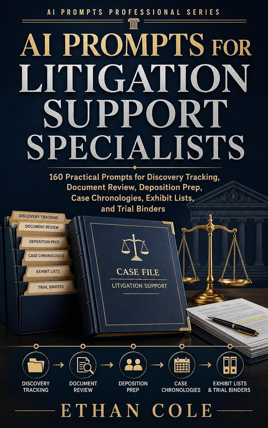 AI Prompts for Litigation Support Specialists: 160 Practical Prompts for Discovery Tracking, Document Review, Deposition Prep, Case Chronologies, Exhibit... Professional Series) (English Edition) baixar livro de graça