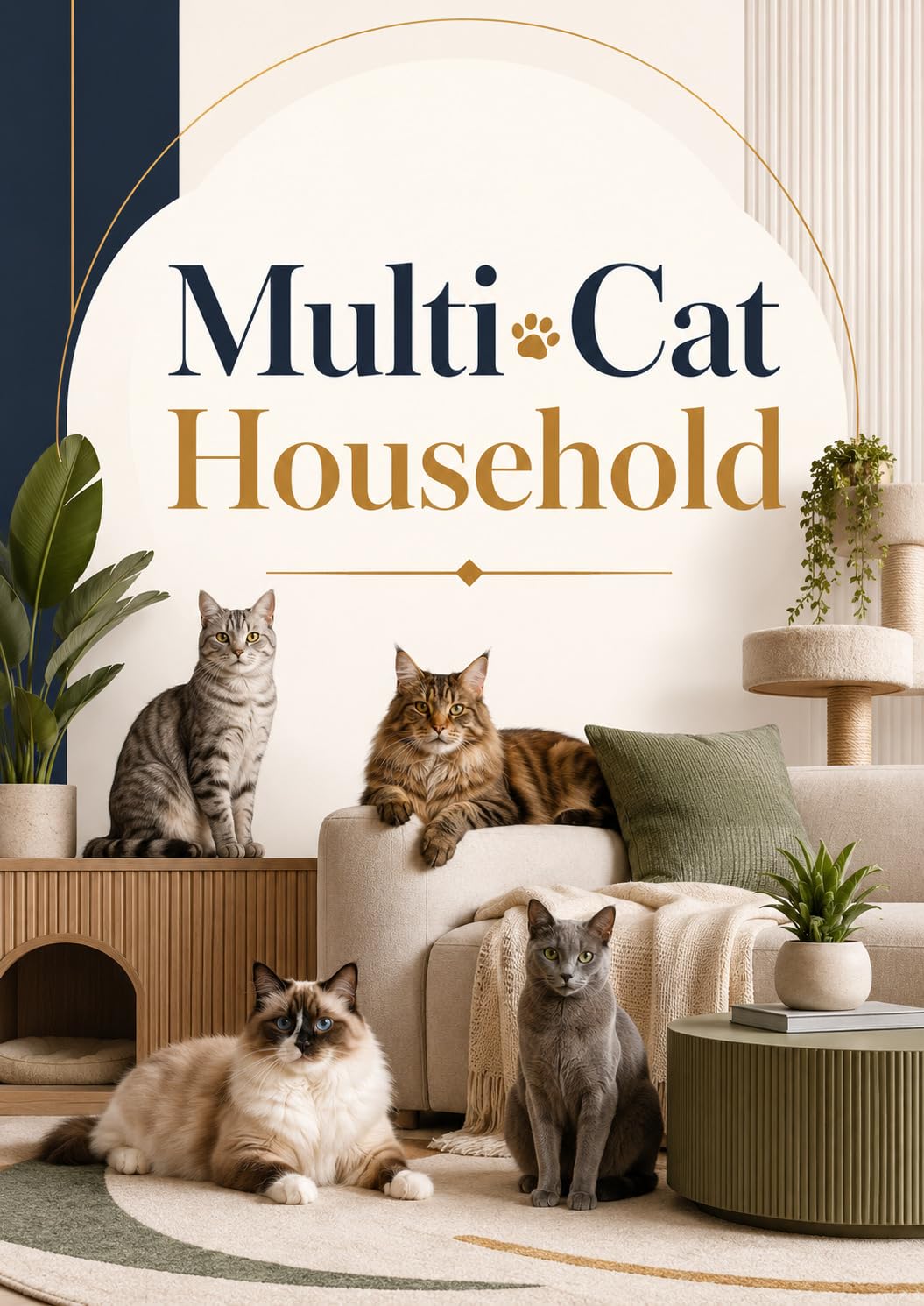 capítulo por capítulo baixar Multi-Cat Household: A Complete Guide to Introducing Cats, Preventing Conflict, and Creating a Peaceful Multi-Cat Home (The Complete Cat Care Series) (English Edition)