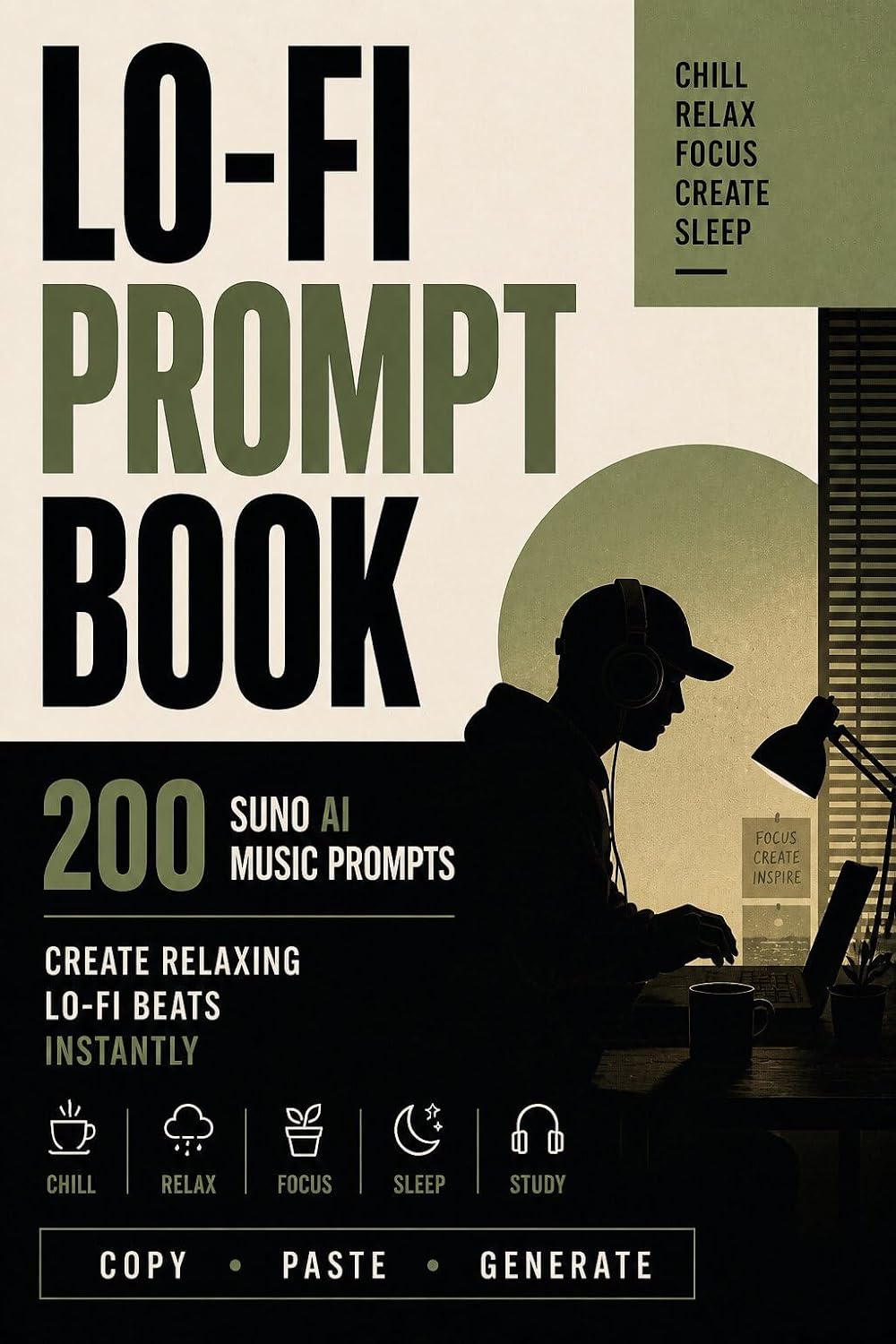 ler totalmente Lo-Fi Prompt Book: 200 Suno Prompts for Chill Beats, Study Music & LoFi Hip Hop: Create Chillhop Beats, Ambient Music & LoFi Tracks with Copy-and-Paste... AI Prompt Book Series) (English Edition)