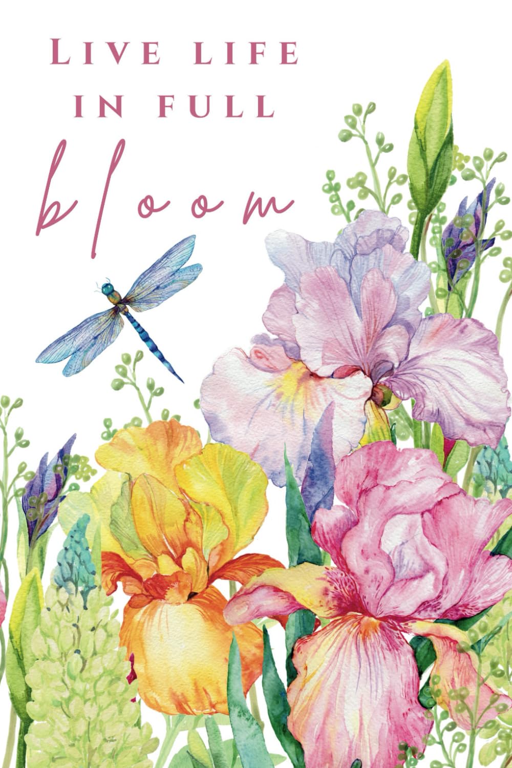 Live Life in Full Bloom: Let Your Words Flow in this 100-Page Lined Journal with Blooms to Color on Every Page. Ideal for Journaling, Setting Goals, Reflections, or To-Do Lists. Great gift! baixar livro de graça