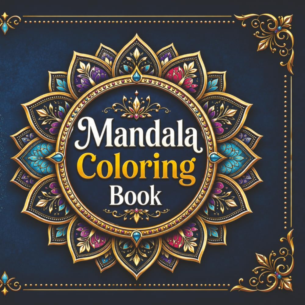 capítulo por capítulo baixar Mandala: Amazing Coloring Book for Adults and Teens, Mindfulness, Stress Relief and Relaxation, Easy and relaxing: (Cosy Coloring)