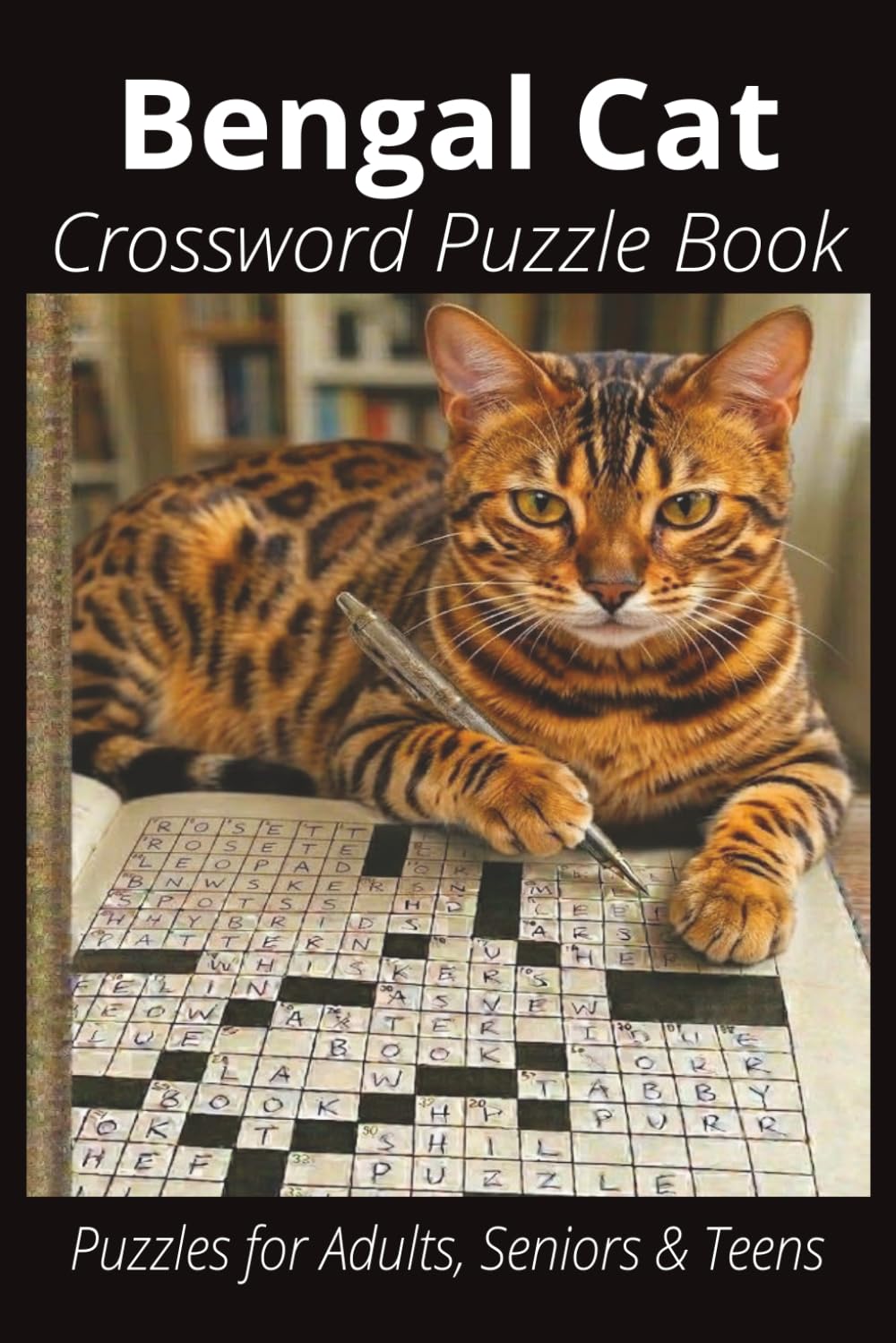 Bengal Cat Crossword Puzzle Book: Crossword Puzzles with Easy to Read Print about Bengal Cats, Loving Pets, Games and More | 6x9 inches, 120 pages... Gift for Vacations, Holidays and Free Times baixar livro de graça