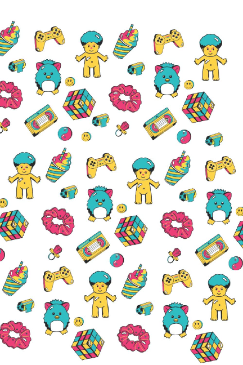 90's Theme Notebook: Nineties Themed lined paper notebook baixar livro de graça