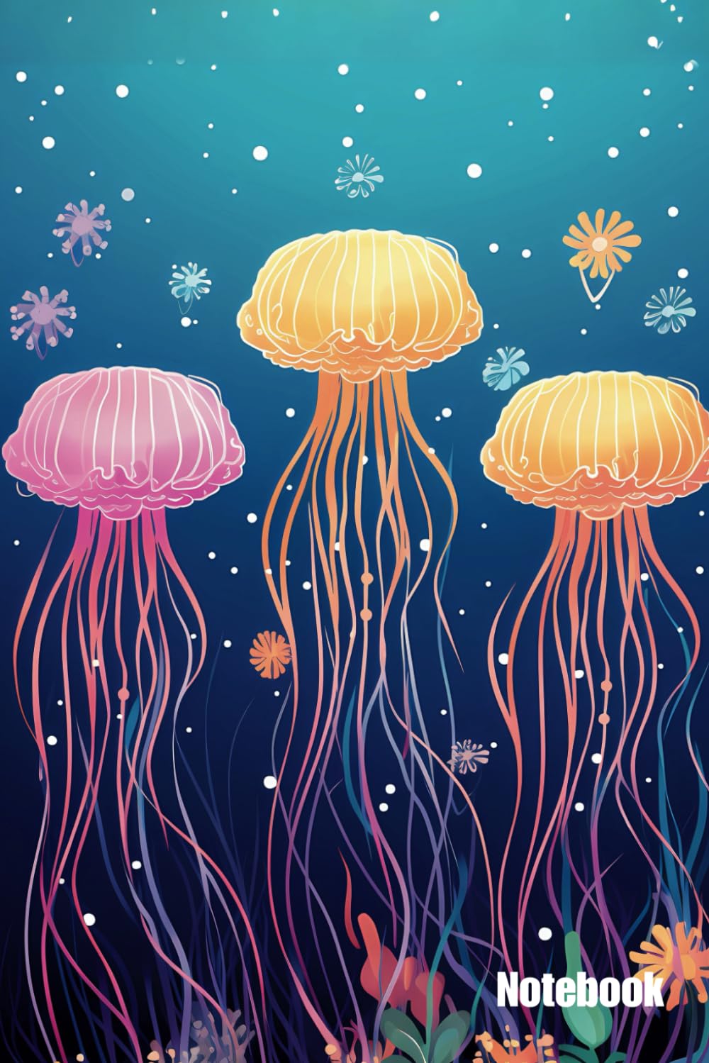 ler totalmente Jellyfish Notebook: Elegant Notebook with Lined Pages for Journaling and Note-Taking: Immerse Yourself in the Ocean's Grace with This Beautiful... Professionals, and Ocean Enthusiasts