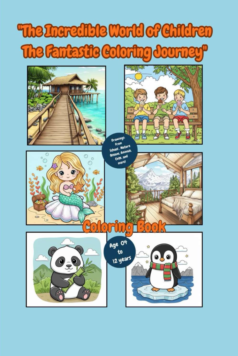 ler totalmente "The Incredible World of Children – The Fantastic Coloring Journey": Coloring Book